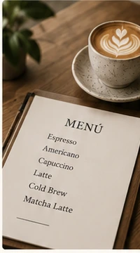 Diseño de menú de cafetería: recetas complejas sin costeo previo